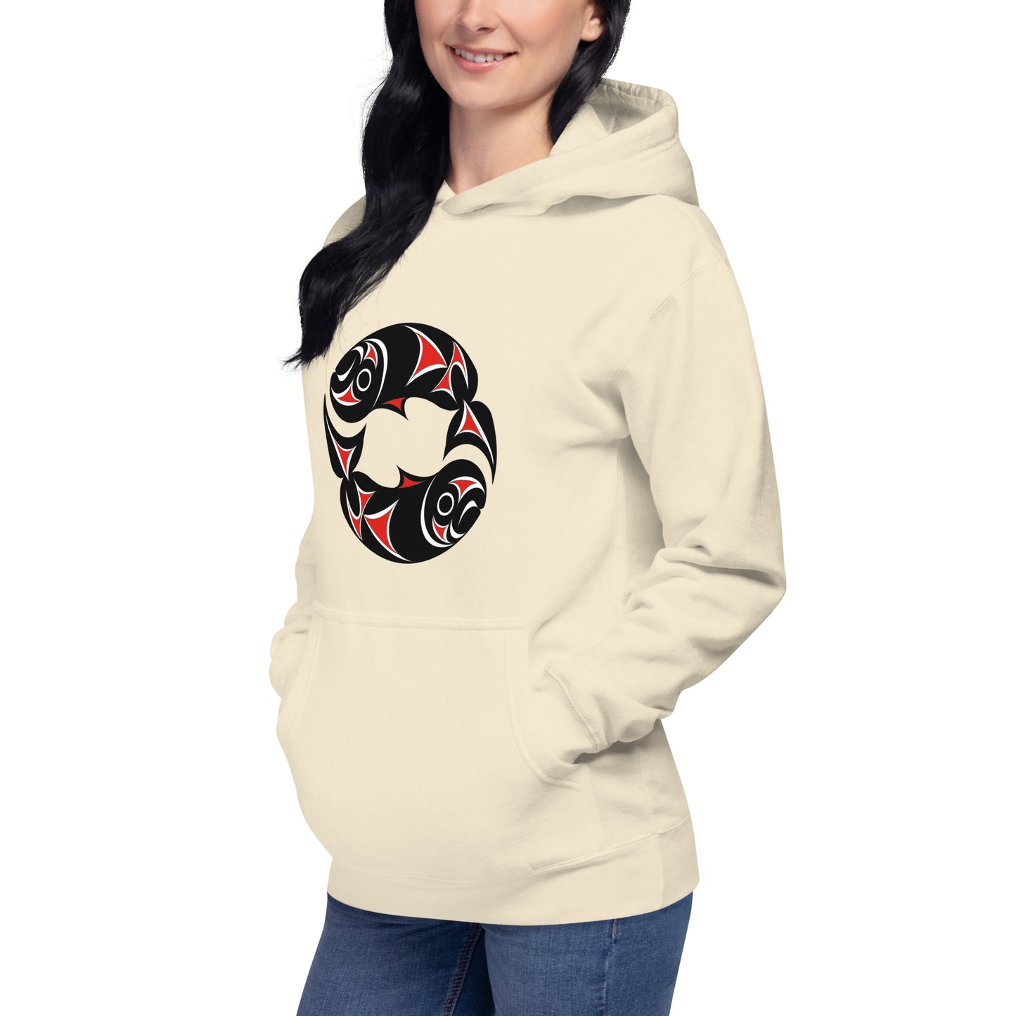 "Twin Salmon" Unisex Hoodie