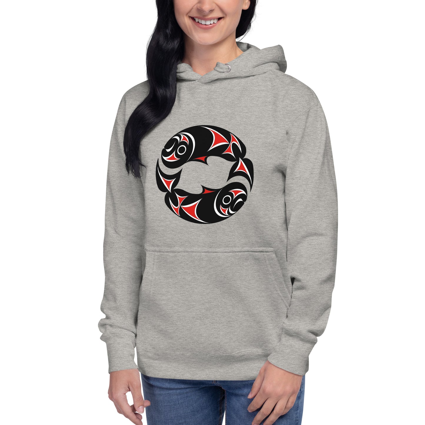 "Twin Salmon" Unisex Hoodie