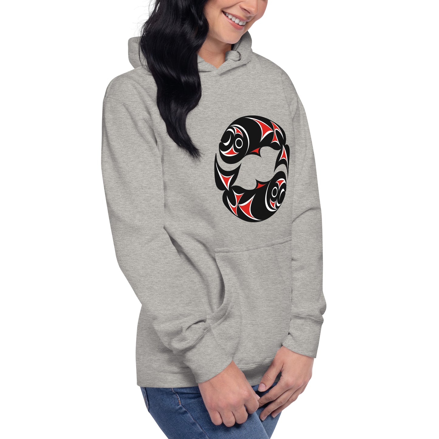 "Twin Salmon" Unisex Hoodie