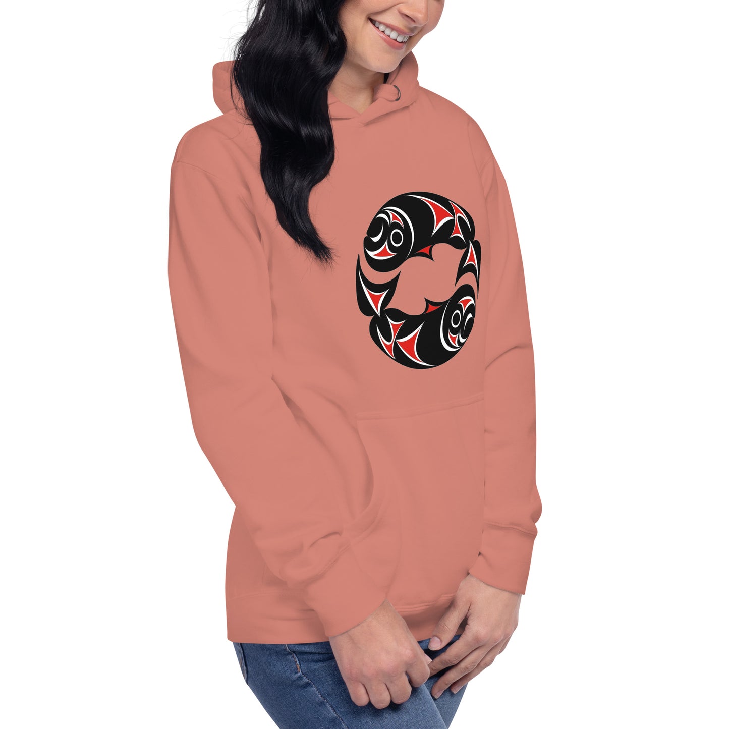 "Twin Salmon" Unisex Hoodie