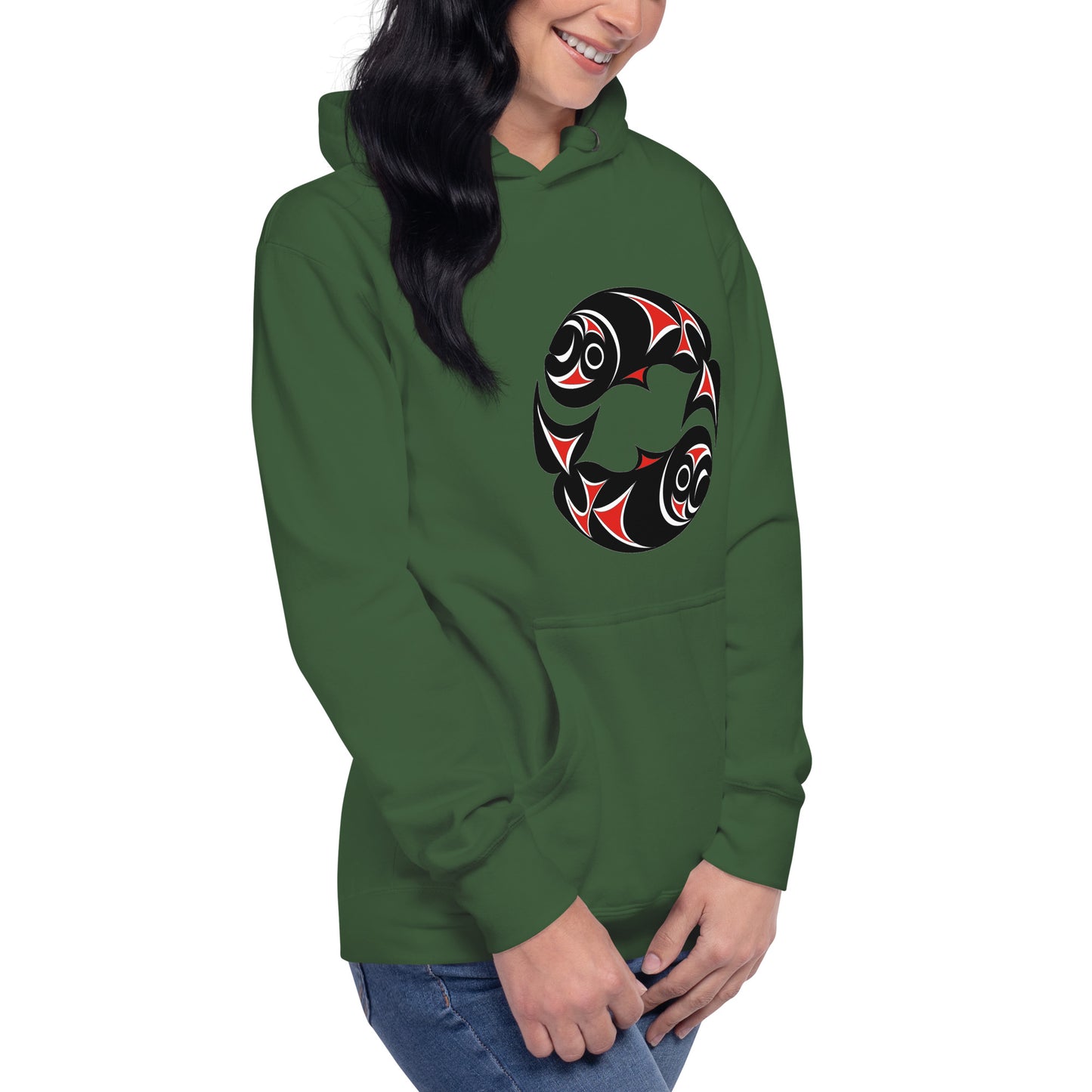 "Twin Salmon" Unisex Hoodie