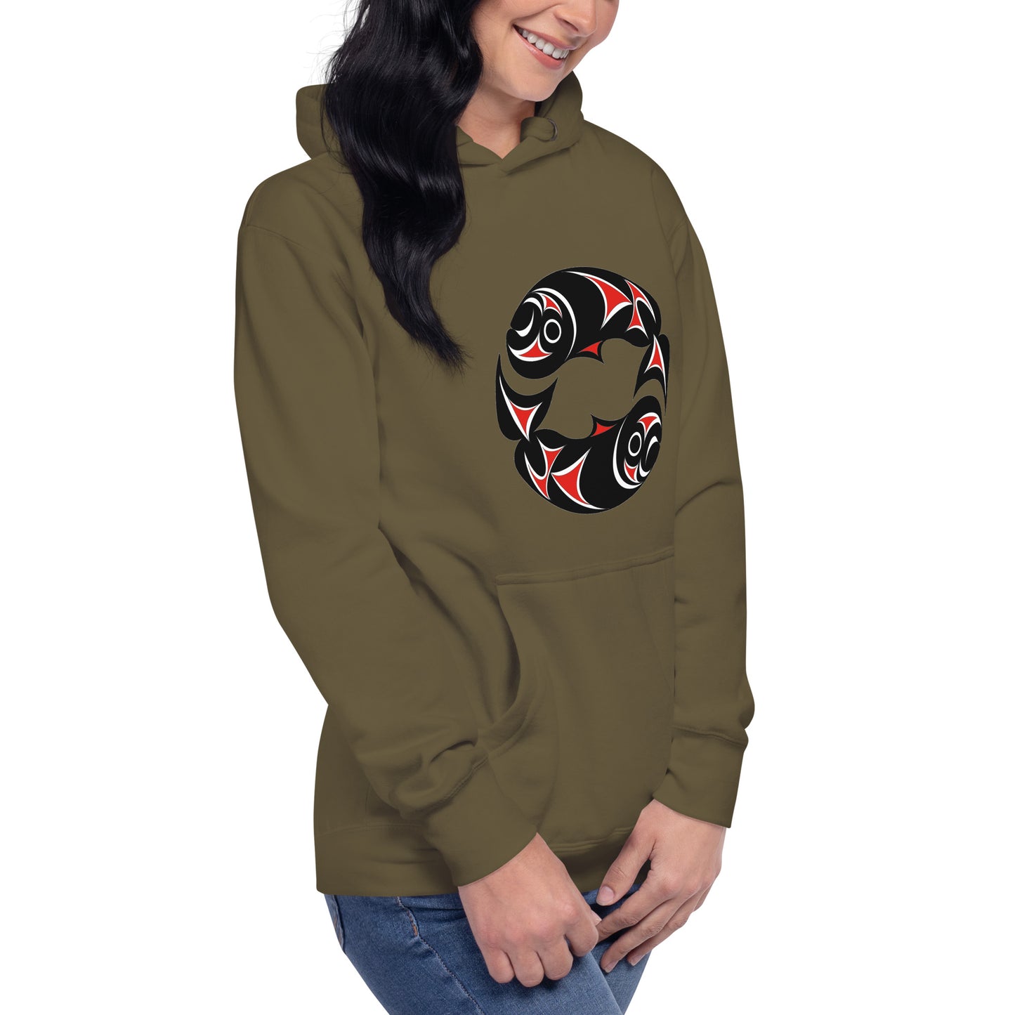 "Twin Salmon" Unisex Hoodie