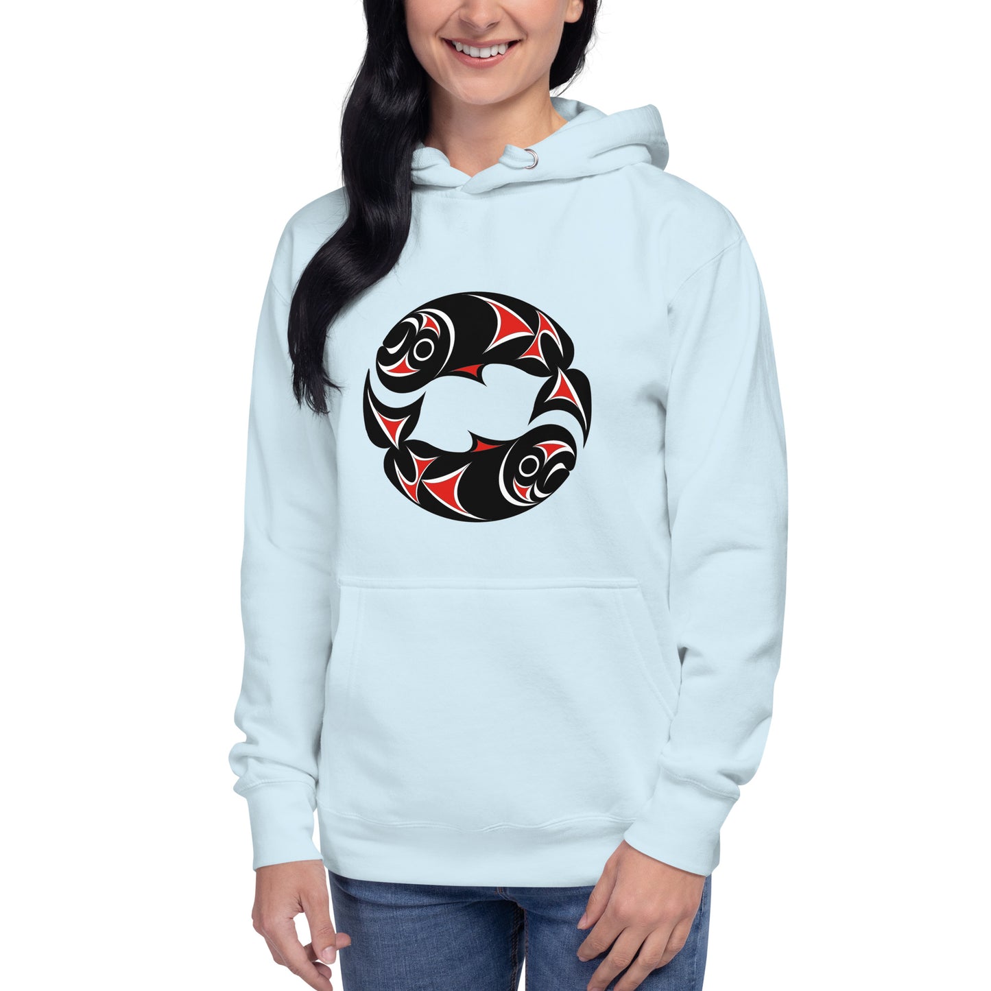 "Twin Salmon" Unisex Hoodie