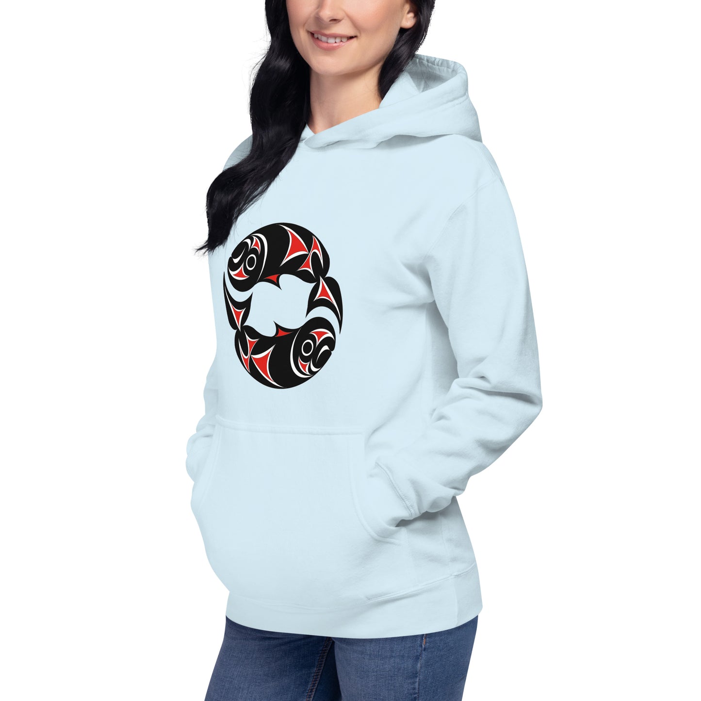 "Twin Salmon" Unisex Hoodie