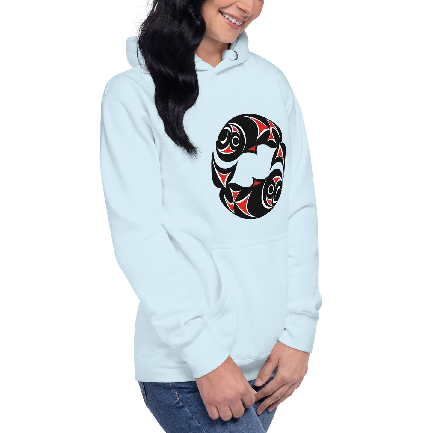 "Twin Salmon" Unisex Hoodie