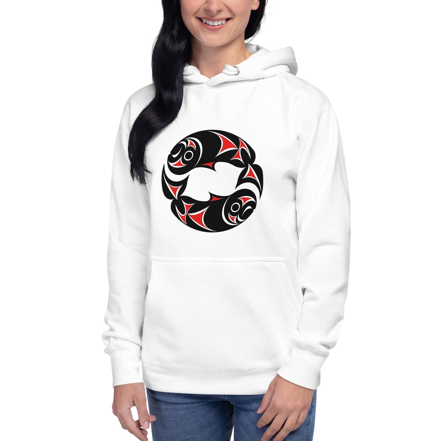 "Twin Salmon" Unisex Hoodie