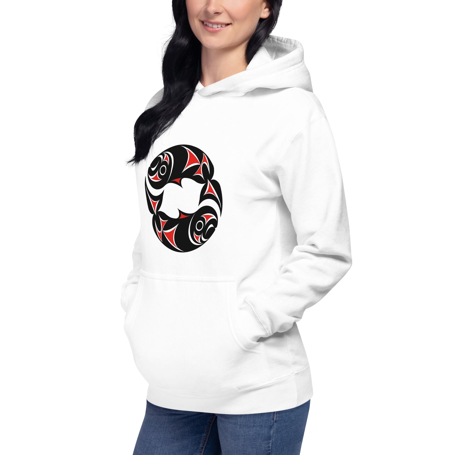 "Twin Salmon" Unisex Hoodie