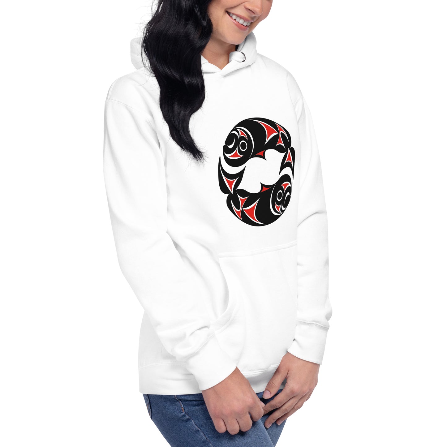 "Twin Salmon" Unisex Hoodie