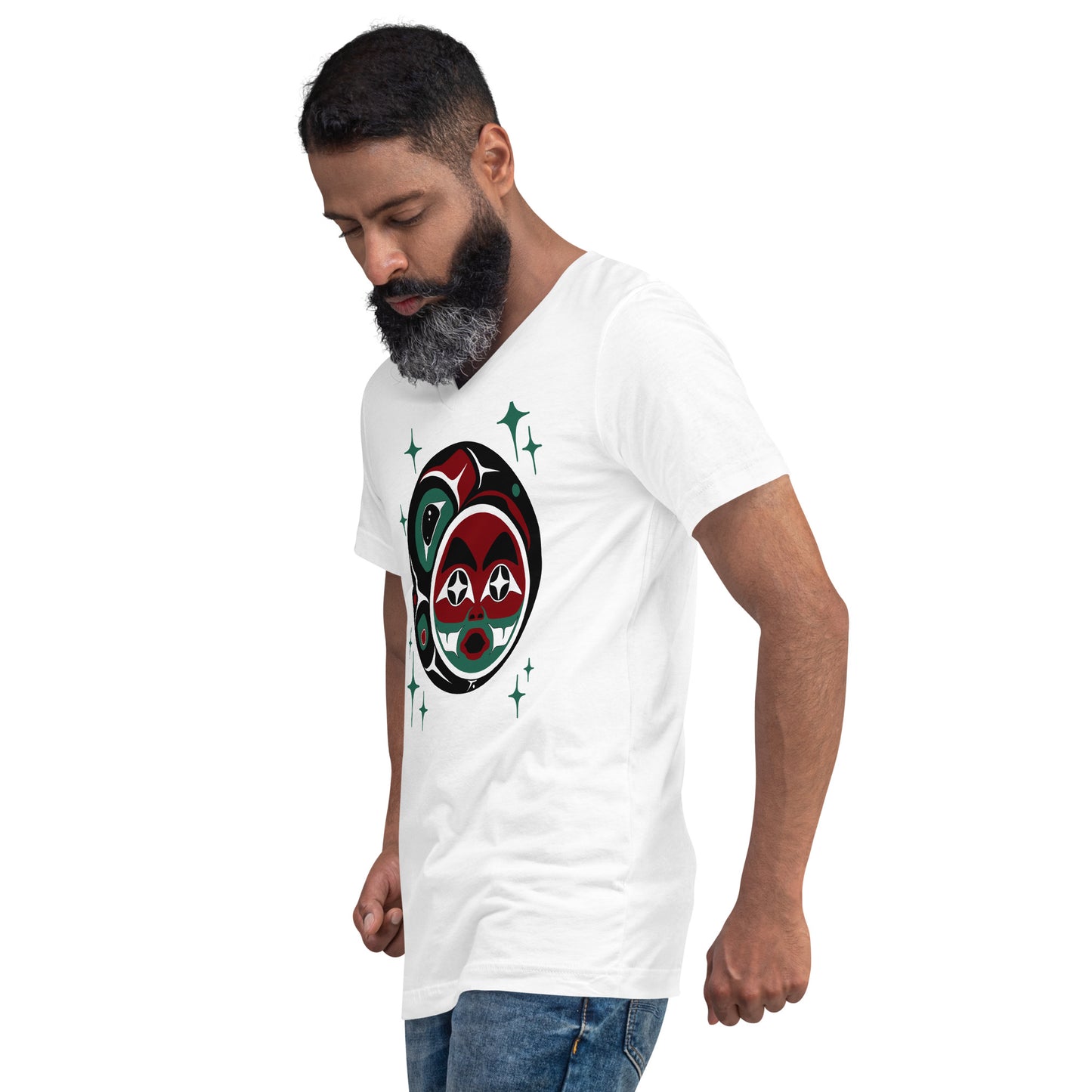 "Hultga Giamg" Unisex Short Sleeve V-Neck T-Shirt