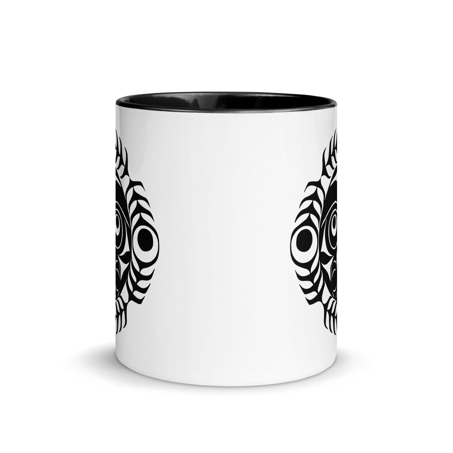 "Sun Mask" Mug with Color Inside
