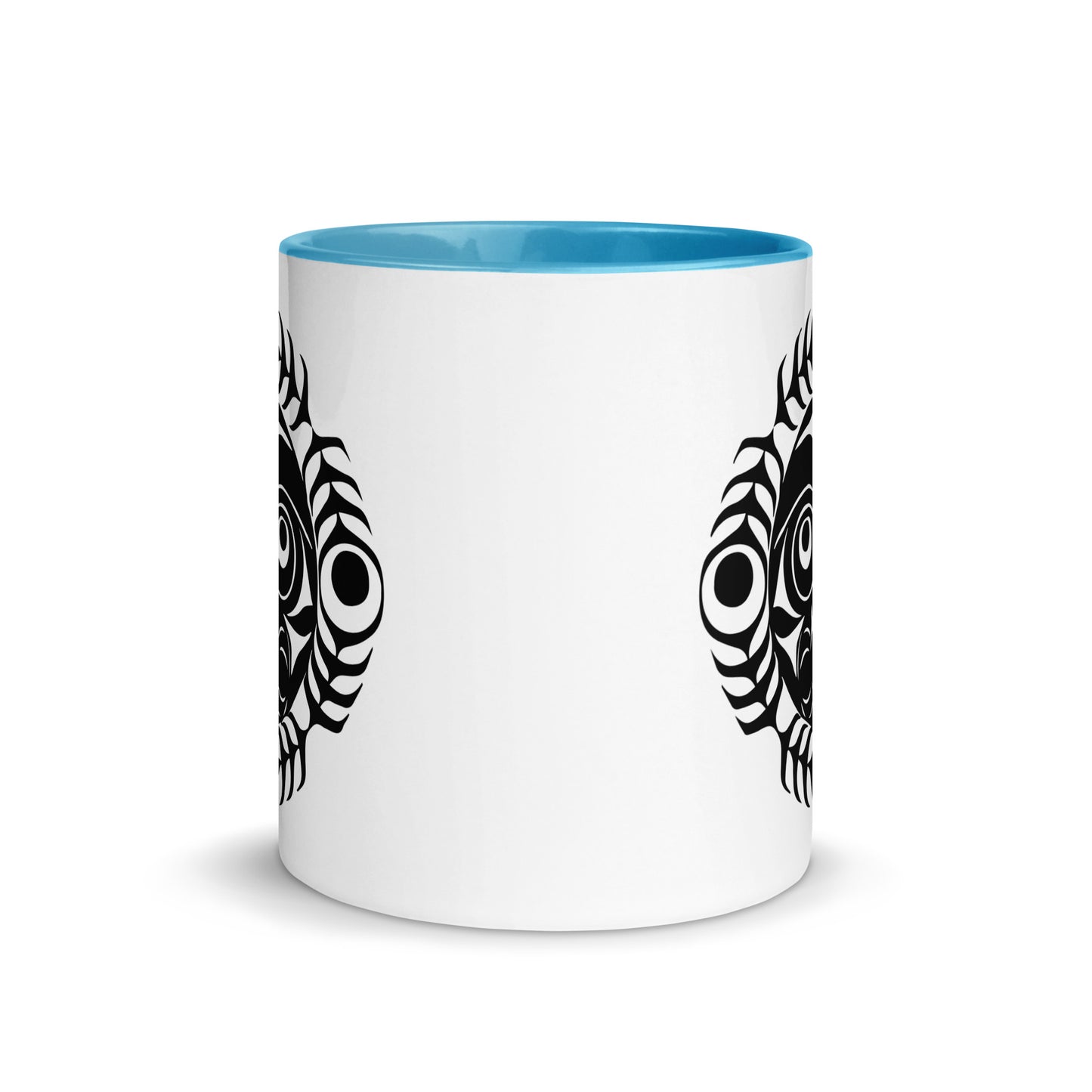 "Sun Mask" Mug with Color Inside