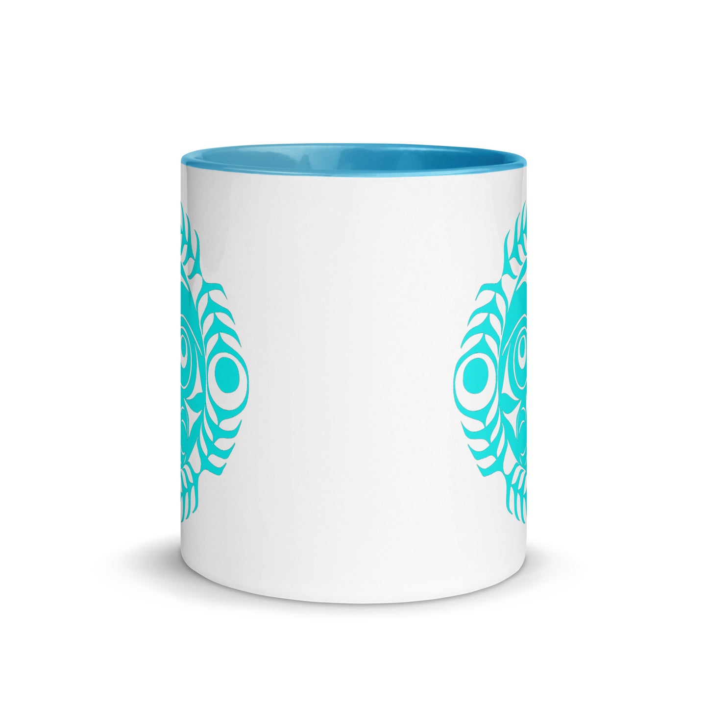"Sun Mask" Mug with Color Inside