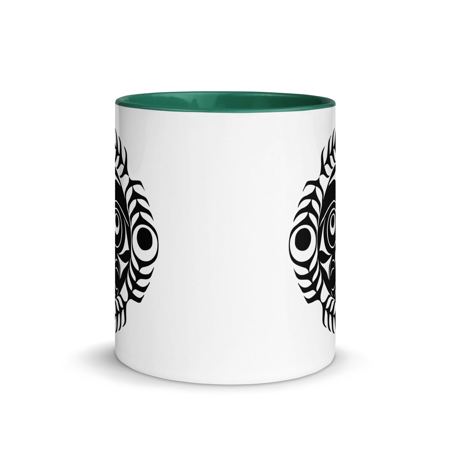 "Sun Mask" Mug with Color Inside