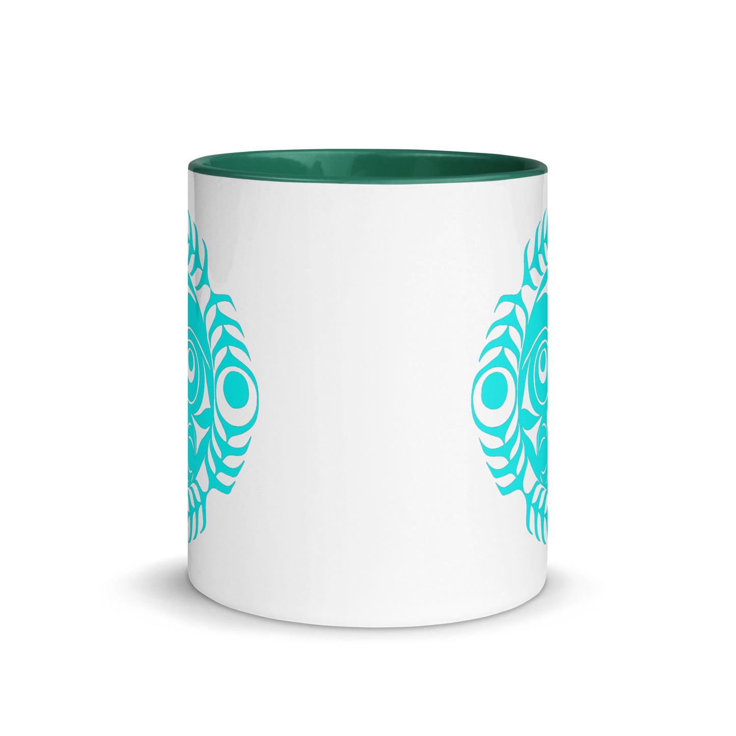 "Sun Mask" Mug with Color Inside