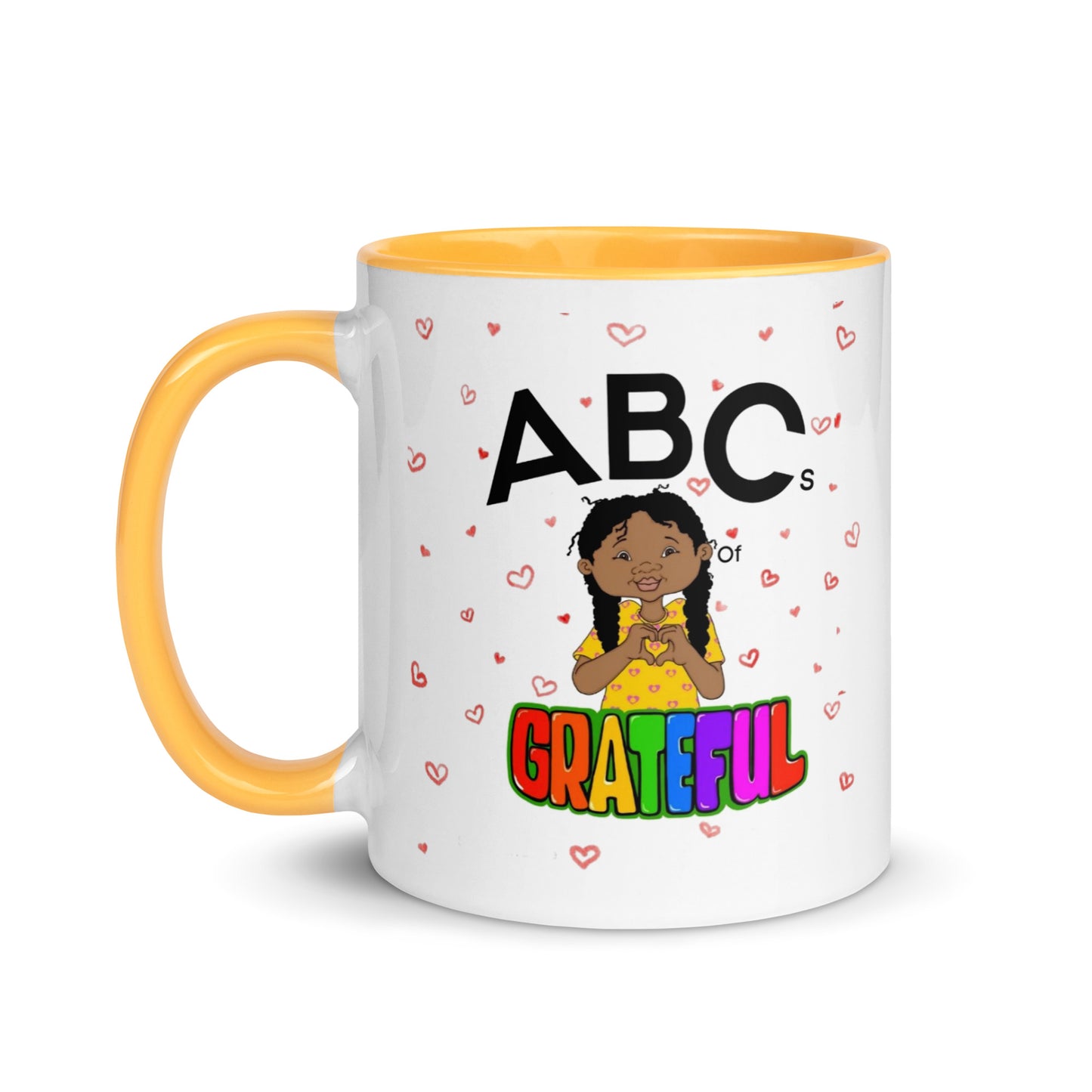 "ABC's" Mug with Color Inside