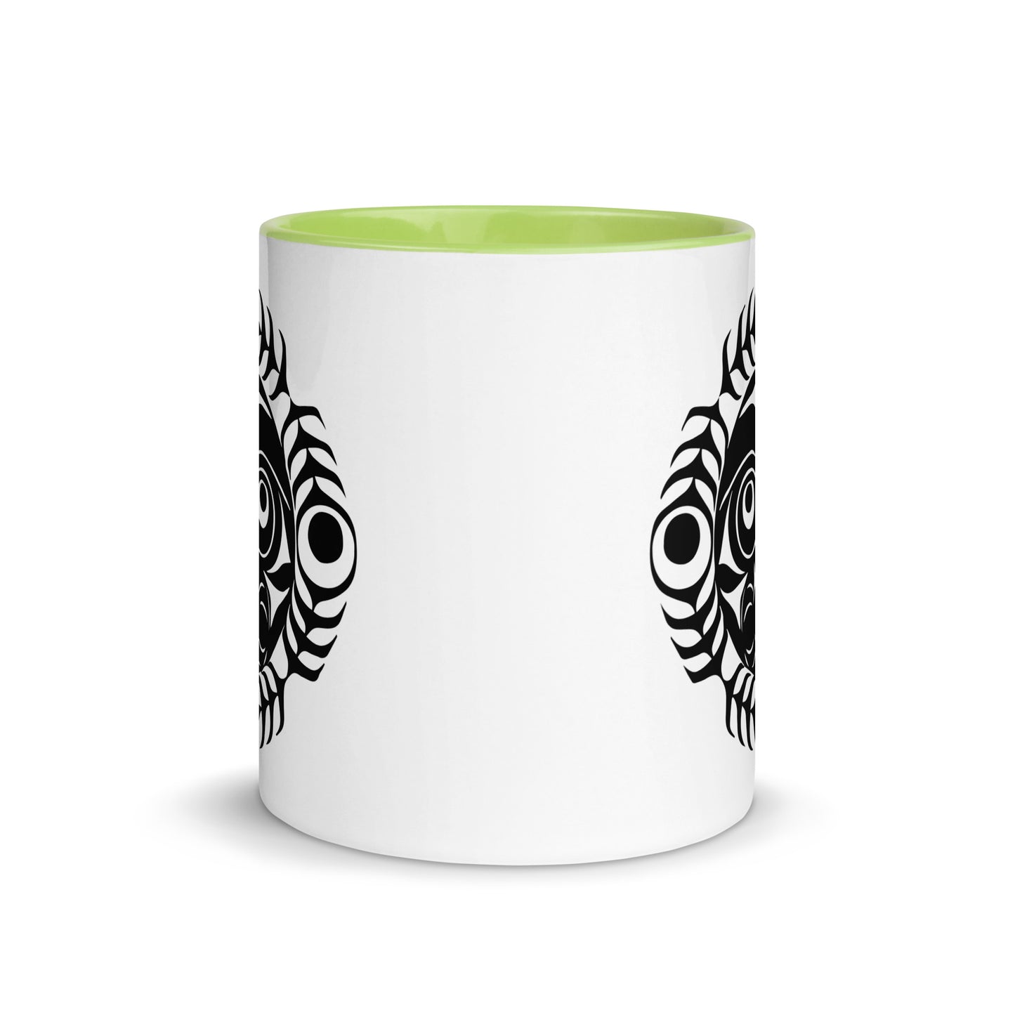 "Sun Mask" Mug with Color Inside