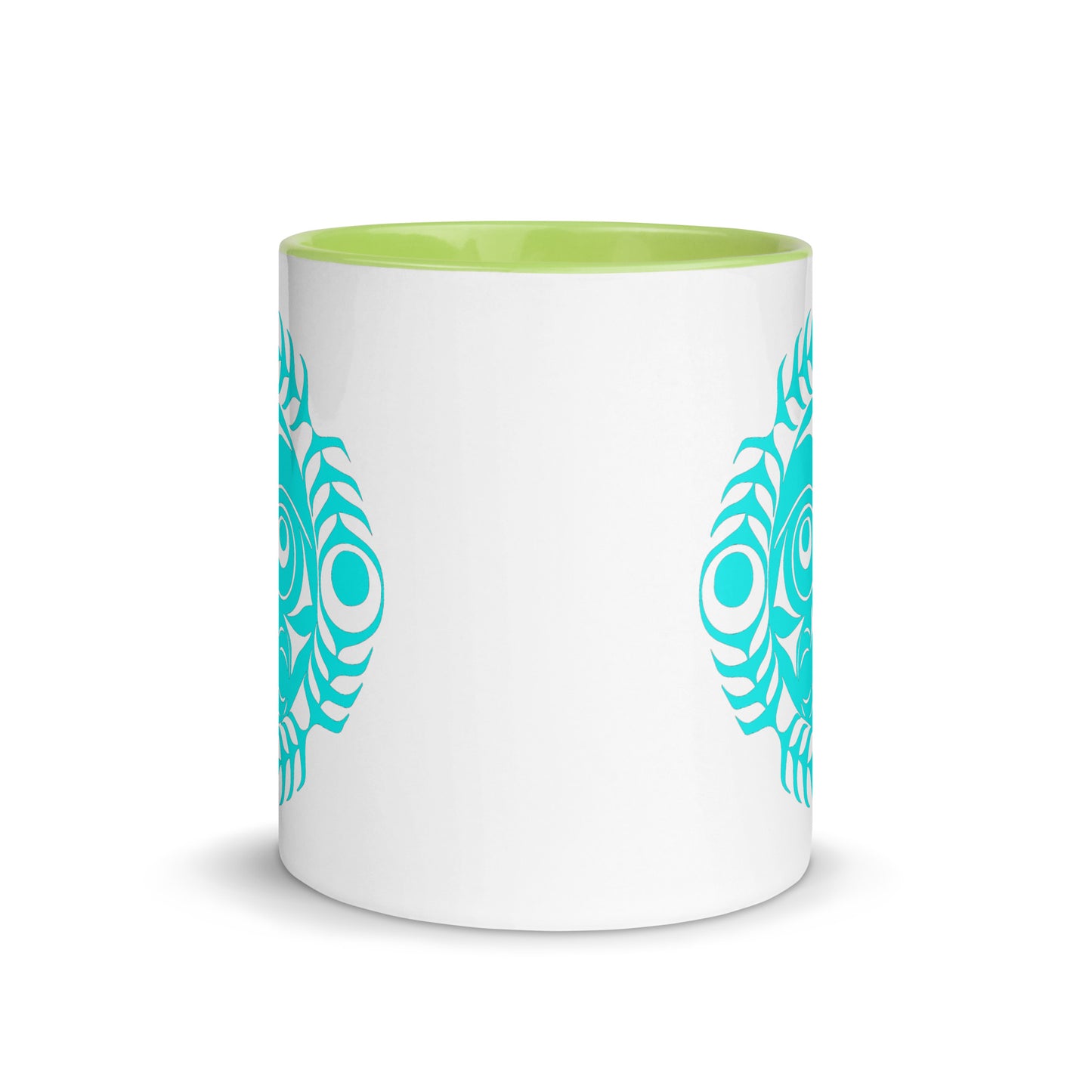 "Sun Mask" Mug with Color Inside