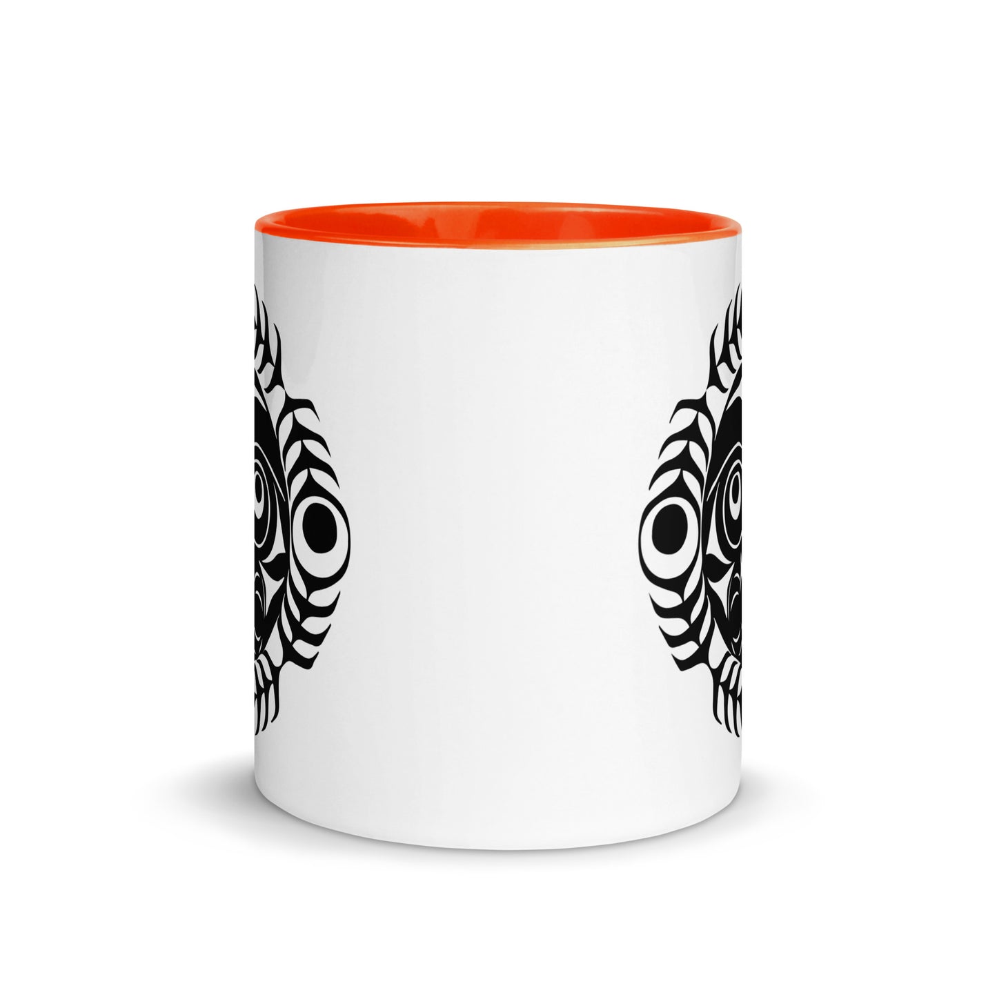 "Sun Mask" Mug with Color Inside