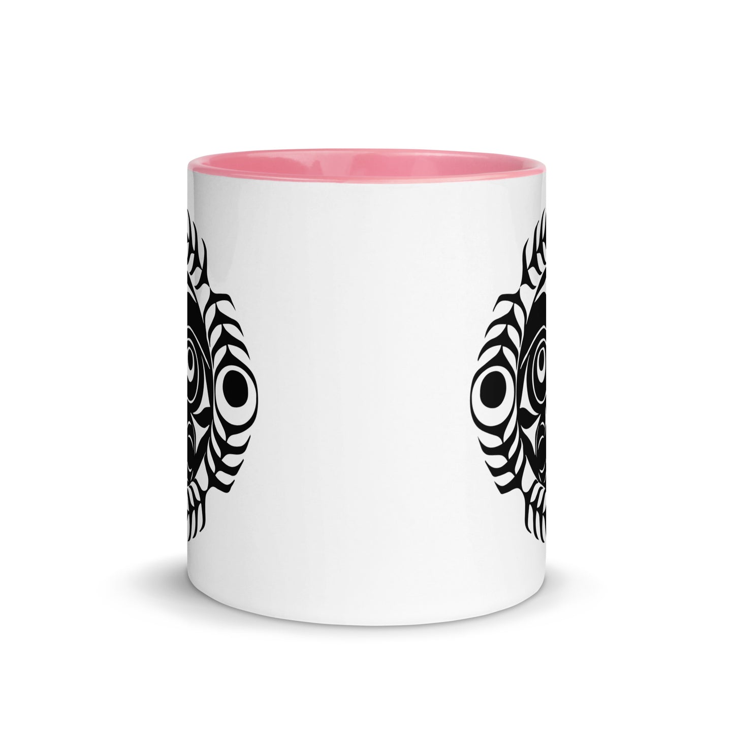 "Sun Mask" Mug with Color Inside