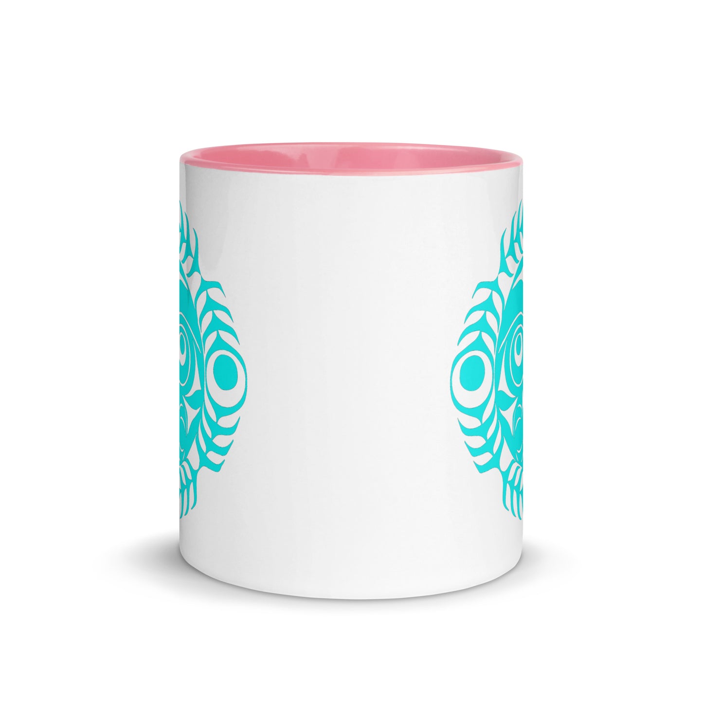 "Sun Mask" Mug with Color Inside