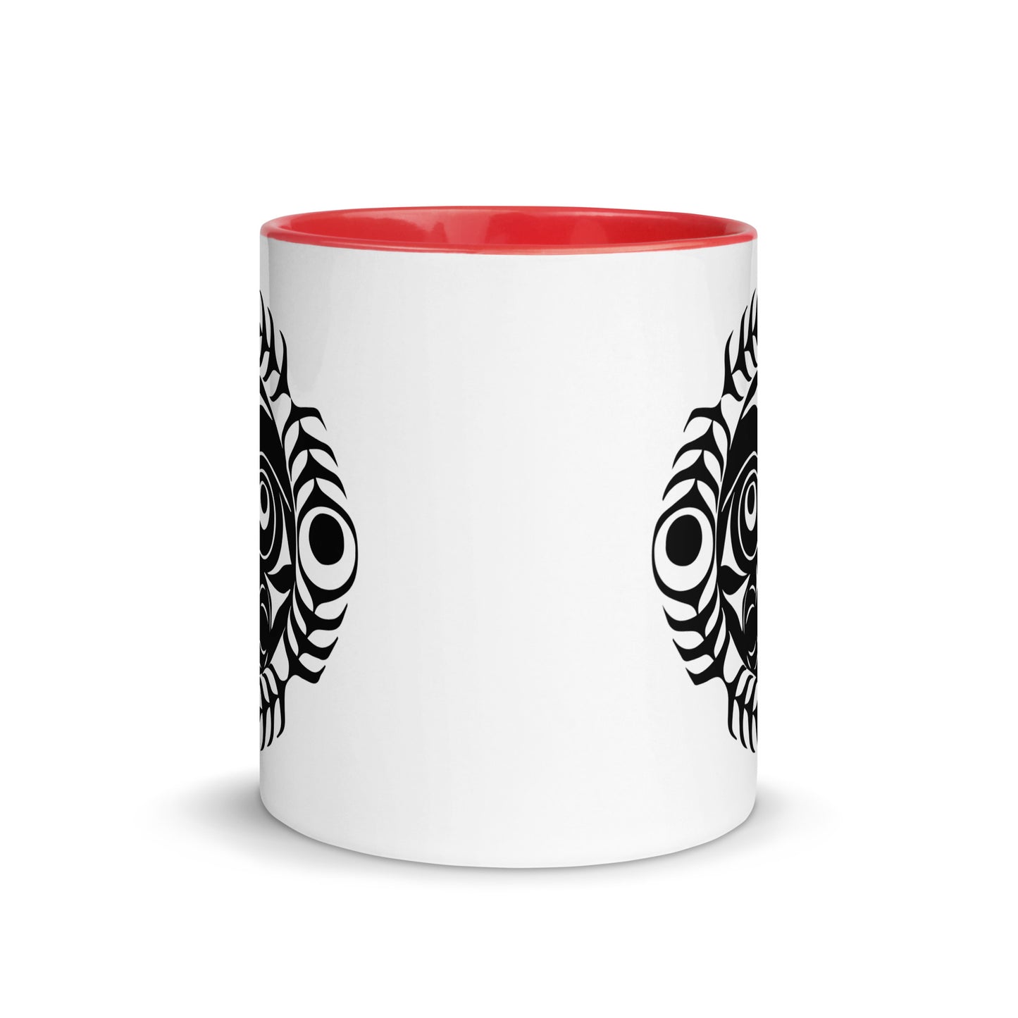 "Sun Mask" Mug with Color Inside