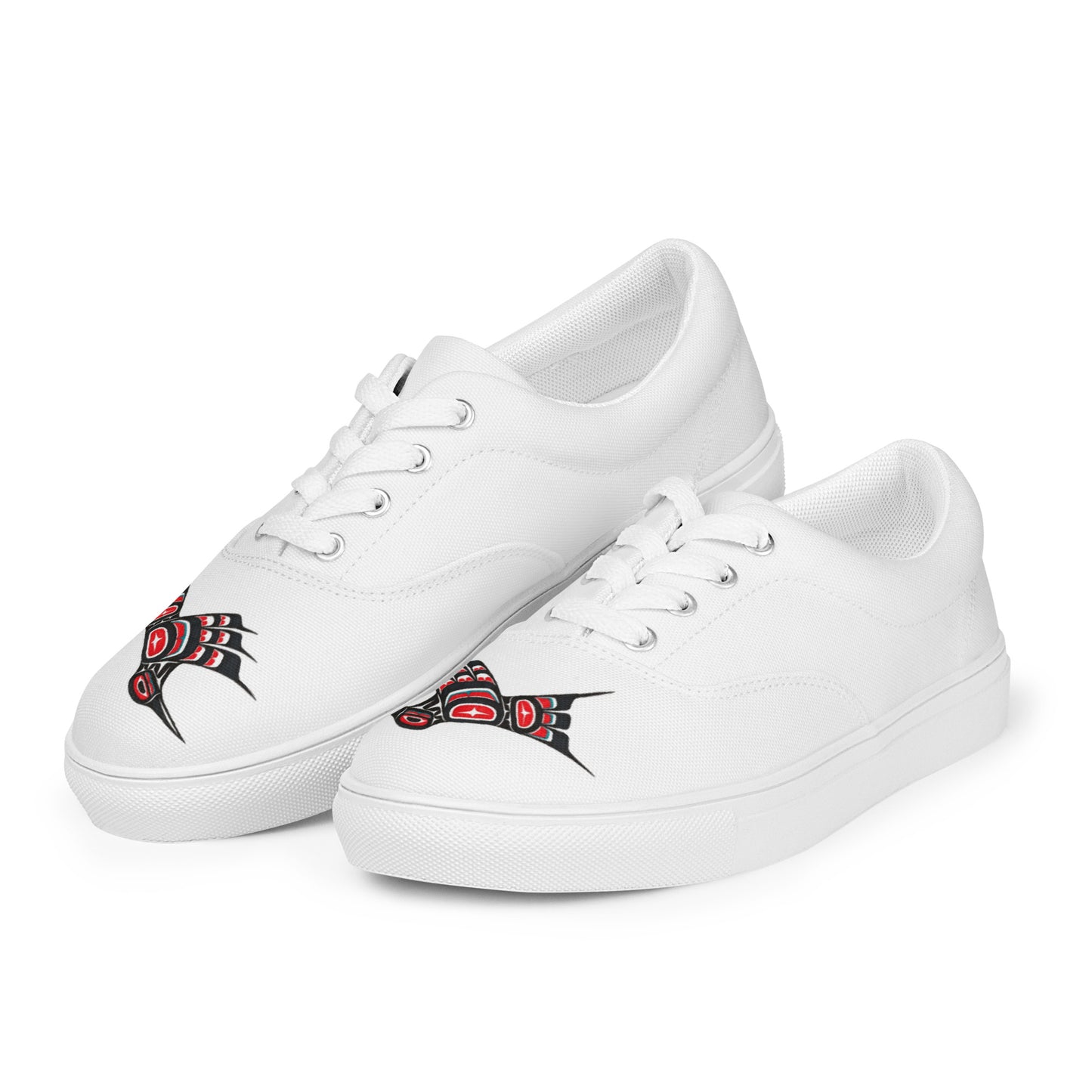 Women’s lace-up canvas shoes