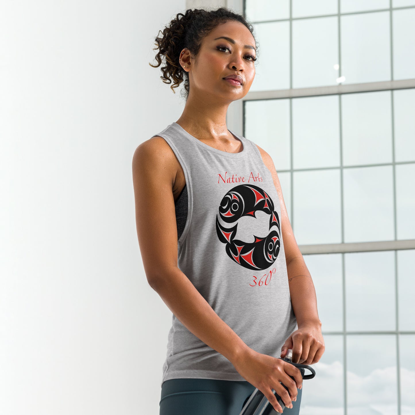 "Twin Salmon" Ladies’ Muscle Tank
