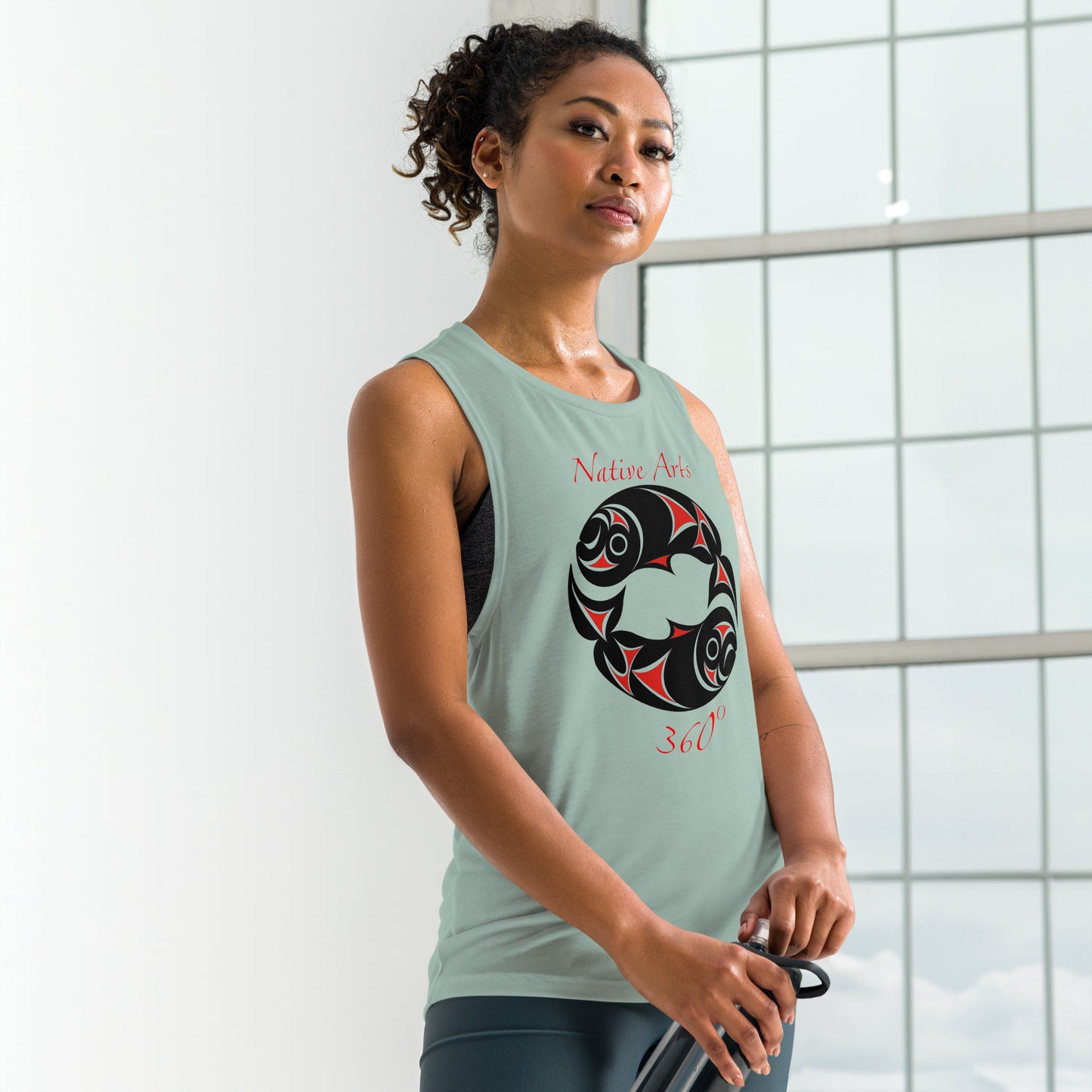 "Twin Salmon" Ladies’ Muscle Tank