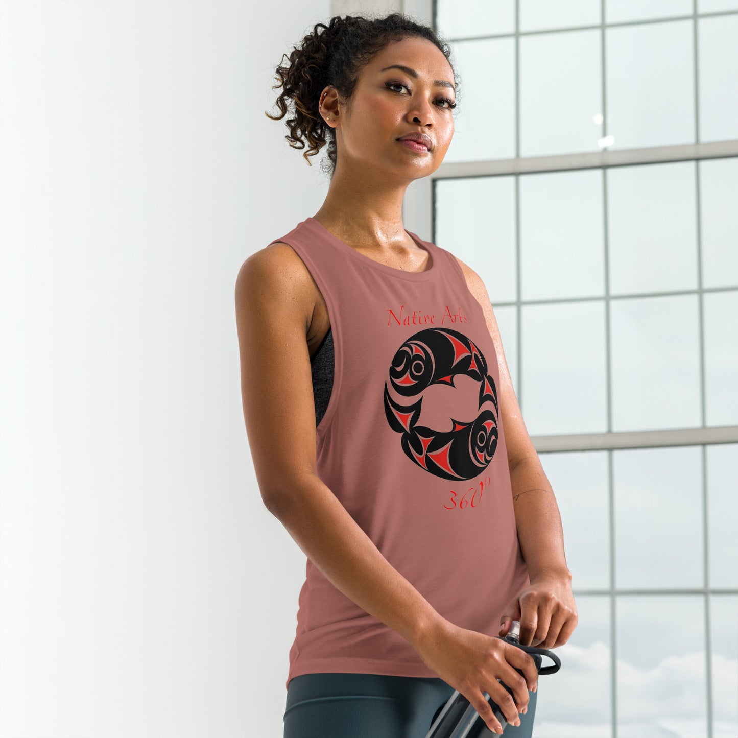 "Twin Salmon" Ladies’ Muscle Tank