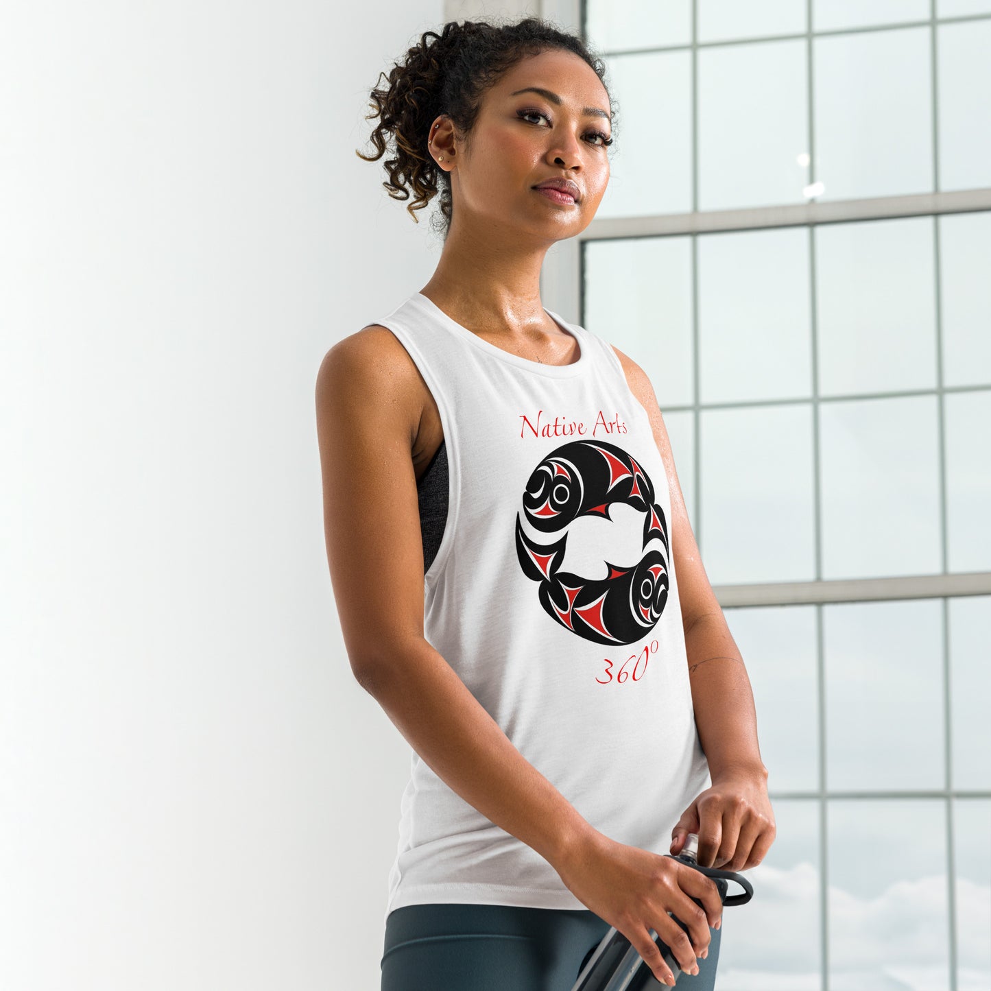 "Twin Salmon" Ladies’ Muscle Tank