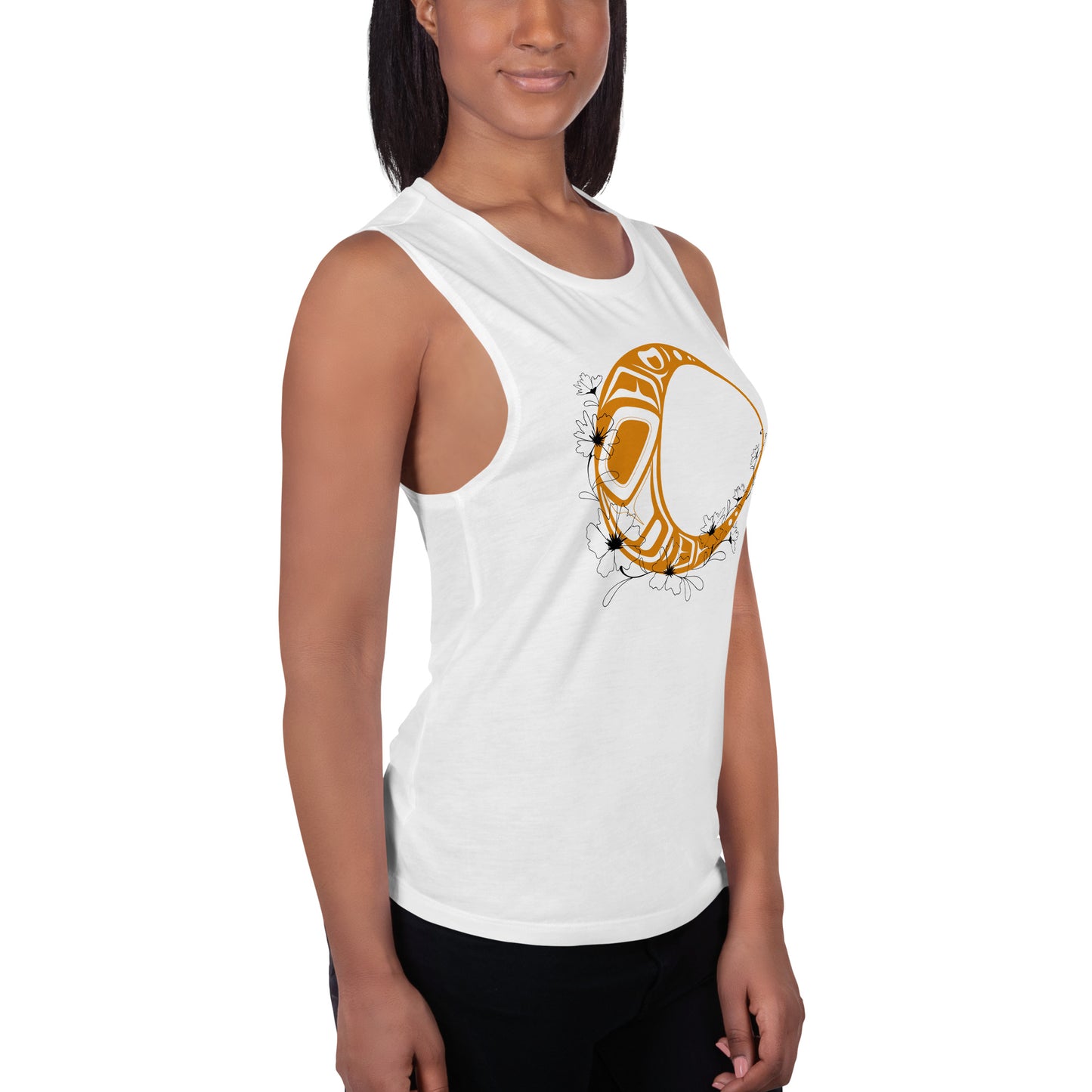 "Flower Moon" Ladies’ Muscle Tank