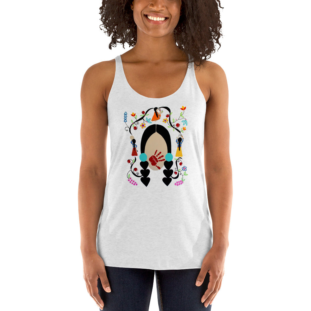 "We Always Pray" MMIW Women's Racerback Tank