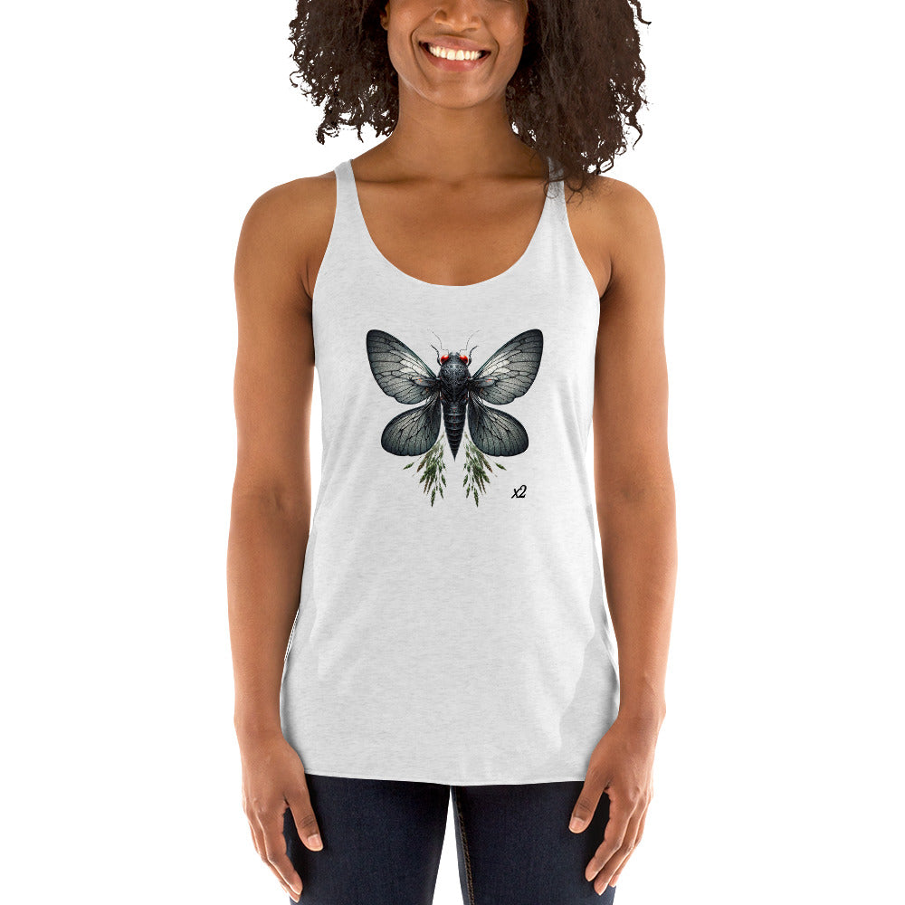 "Cicada Broods" Women's Racerback Tank