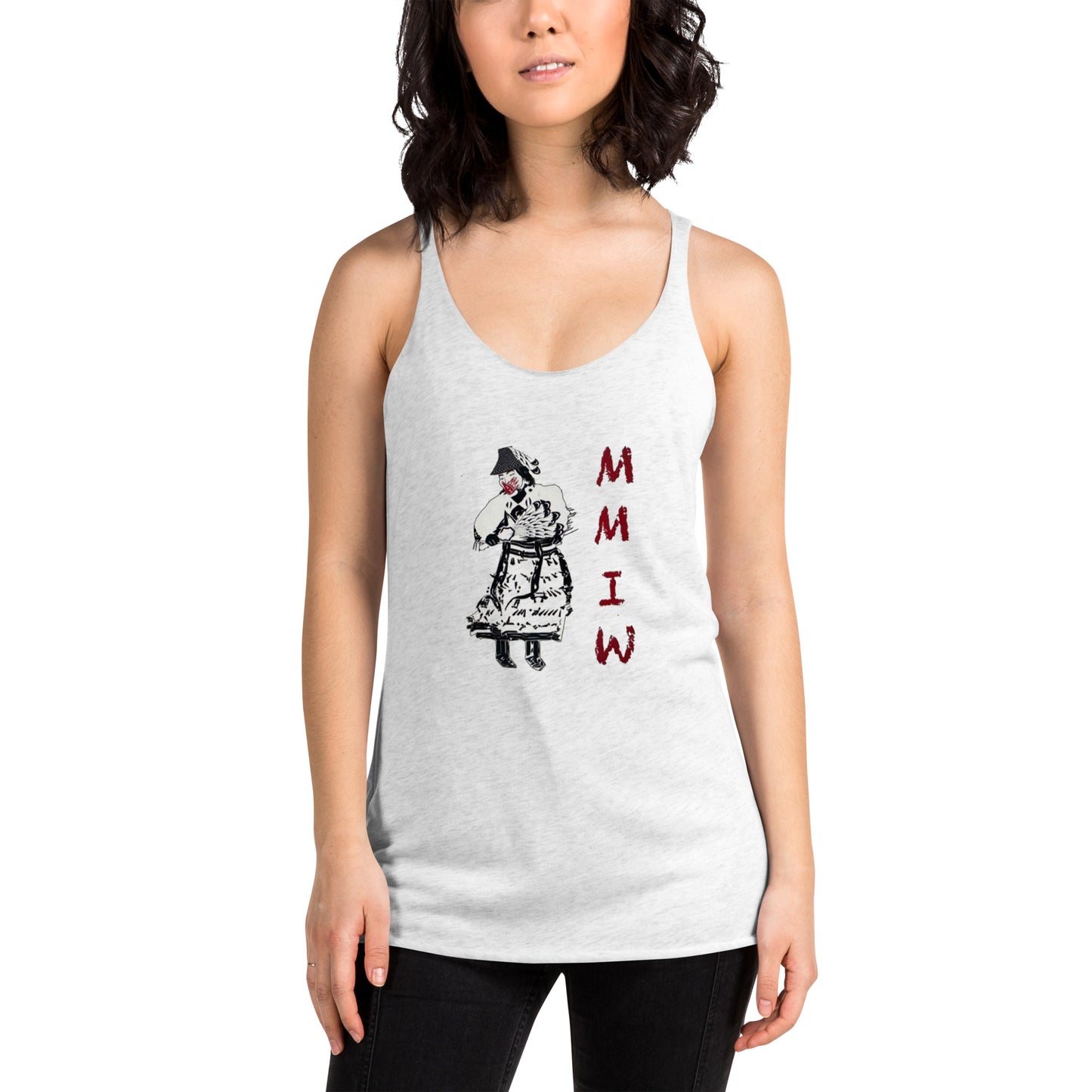 "Honoring MMIW" Women's Racerback Tank
