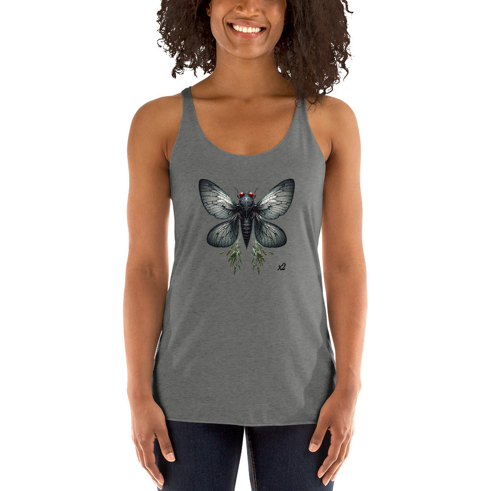 "Cicada Broods" Women's Racerback Tank
