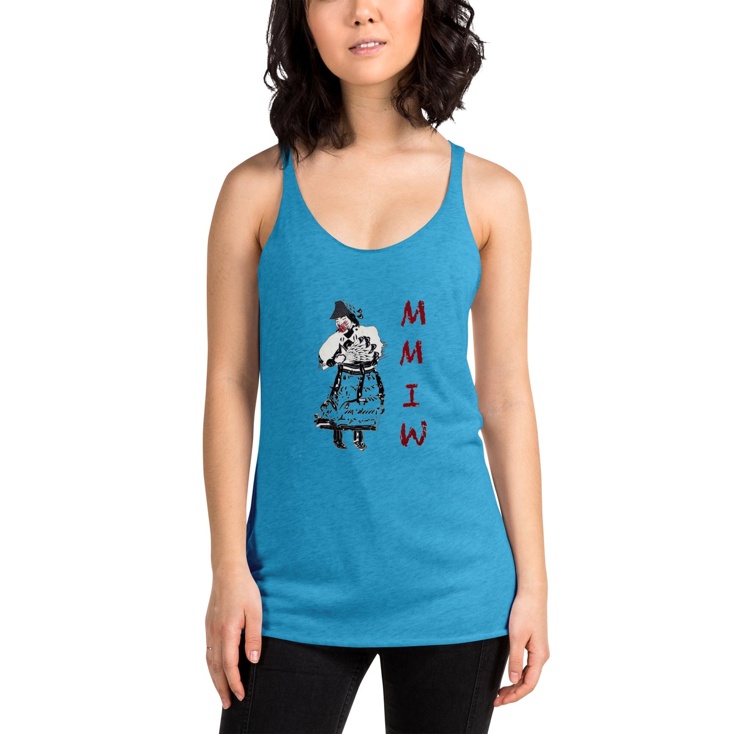 "Honoring MMIW" Women's Racerback Tank