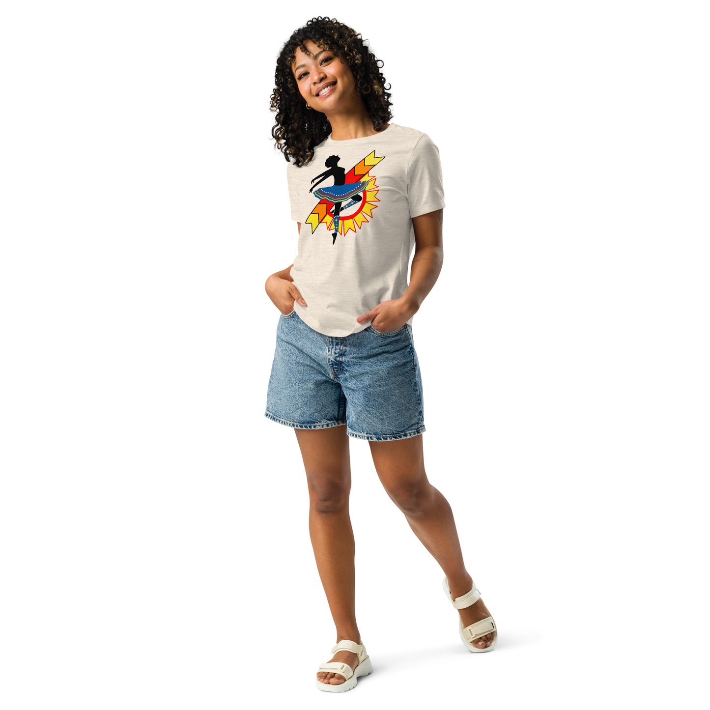 "Plains Dancer" Women's Relaxed T-Shirt