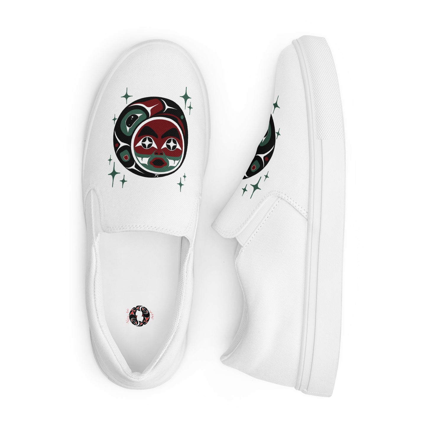 "Hultga Giamg" (Full Moon) Women’s slip-on canvas shoes