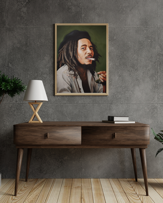 "Bob Blazin" Framed canvas