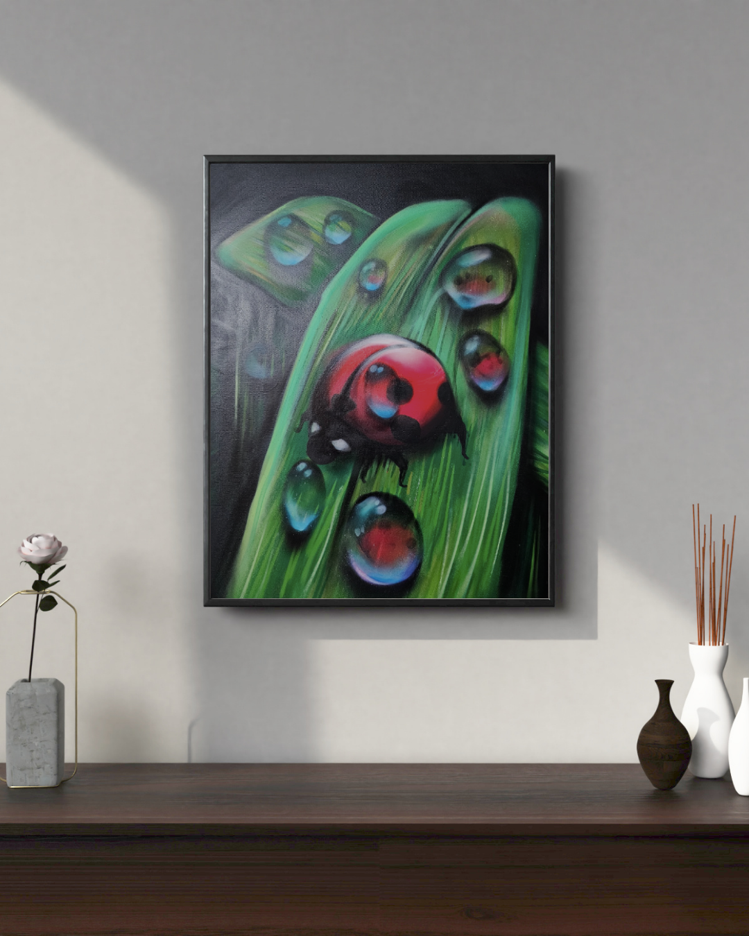 “Lady Bug-a-boo”- Canvas Print