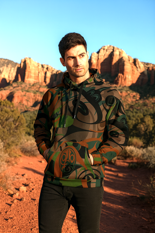 "IndigiCamo" Unisex Hoodie