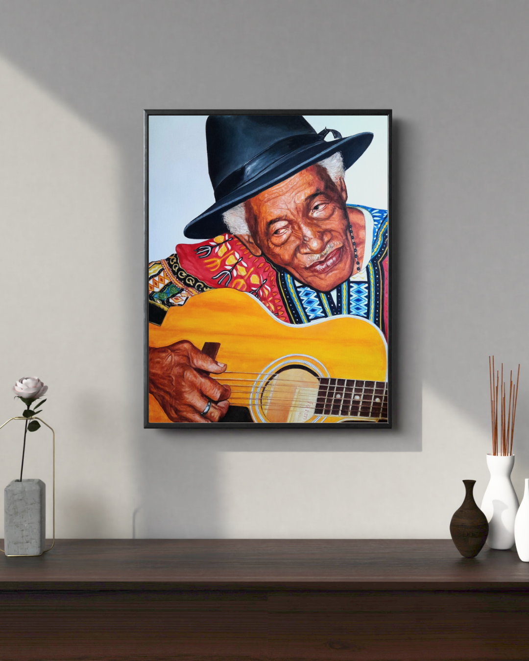 "Paul Nabor" Framed canvas