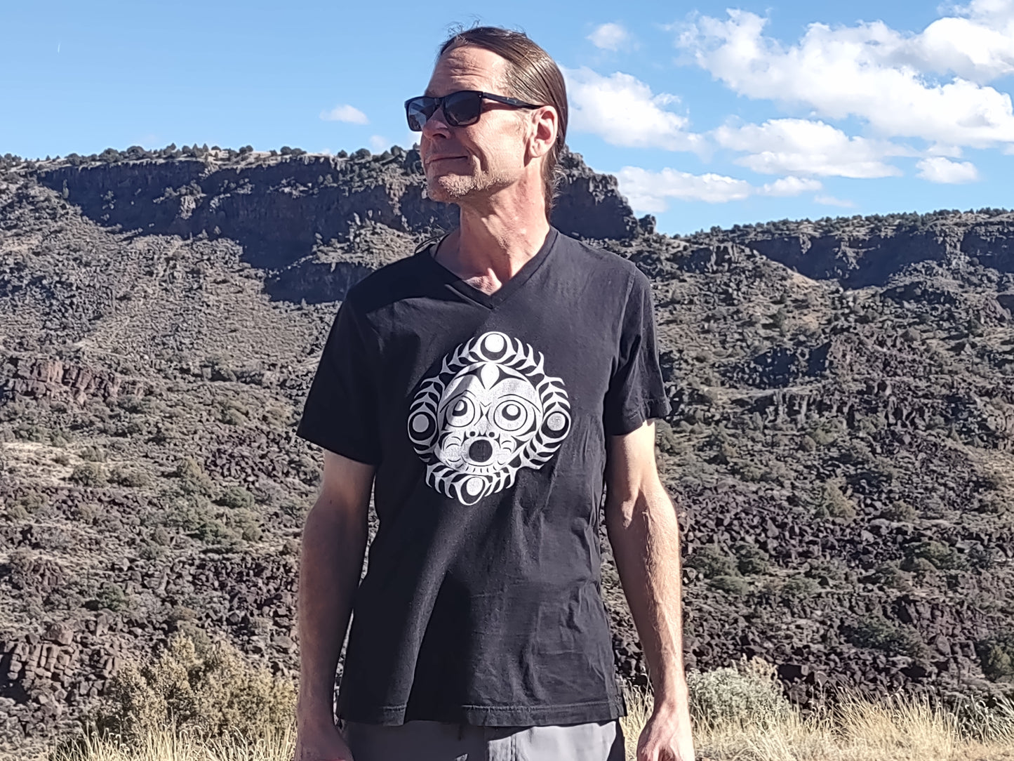 "Sun Mask" Unisex t-shirt