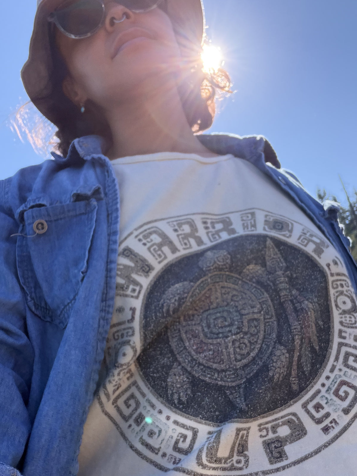 "Warrior Up Turtle Island" Unisex Long Sleeve Shirt