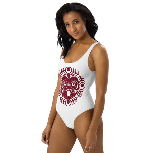 "Sun Mask" One-Piece Swimsuit