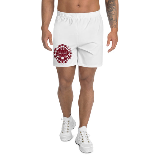 "Sun Mask" Men's Recycled Athletic Shorts