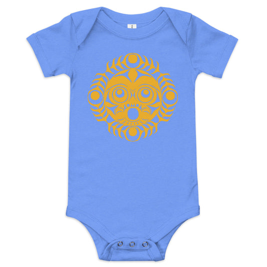 "Sun Mask" Baby short sleeve one piece