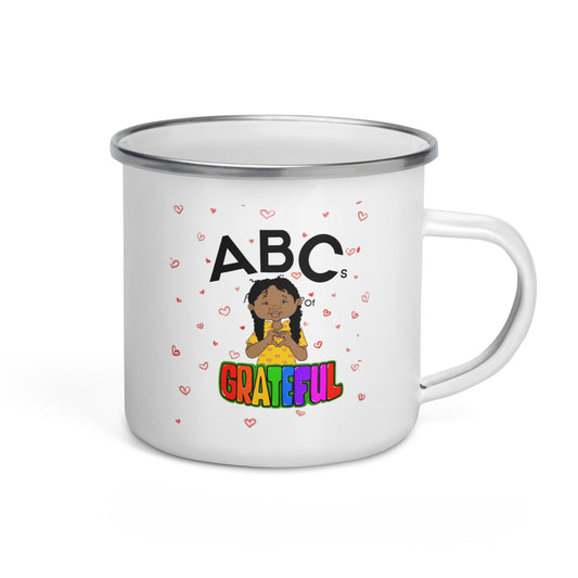 "ABC's" Enamel Mug