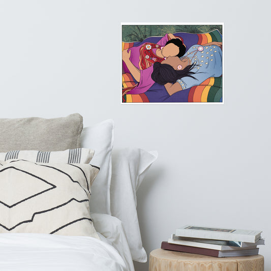 "Love at the Powwow" Poster