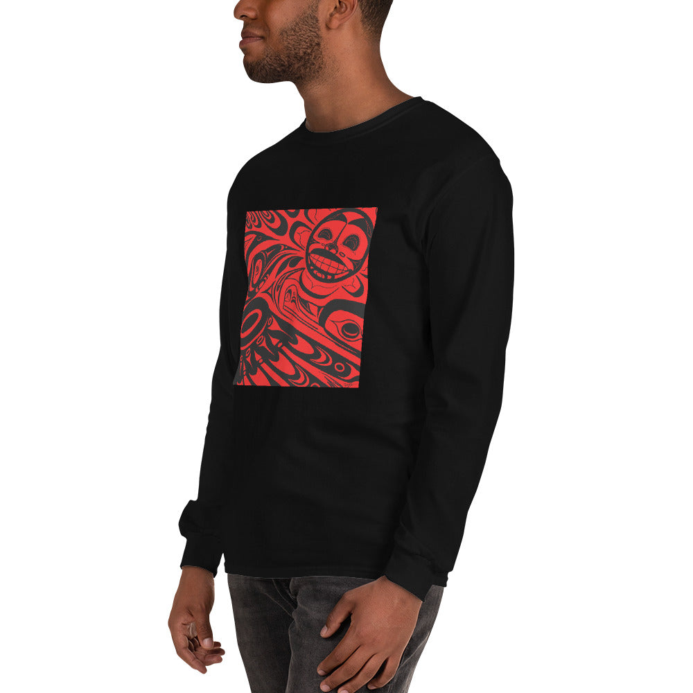 "Raven Steals the Sun" Men’s Long Sleeve Shirt